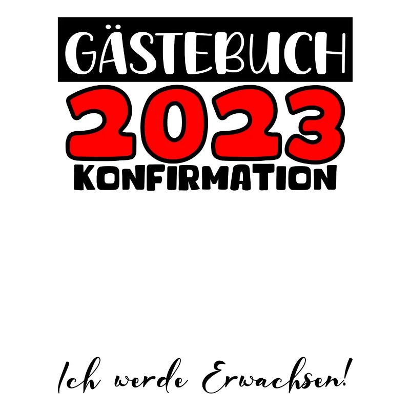 Konfirmation 2023 Gästebuch Mädchen Jungen Jugend