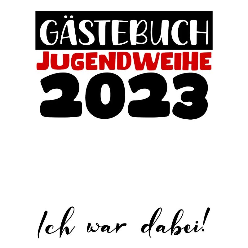 Jugendweihe 2023 Gästebuch Mädchen Jungen Fun Deko