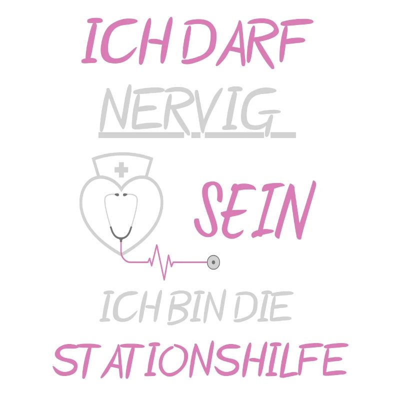 Lustige Stationsschwester Krankenschwester