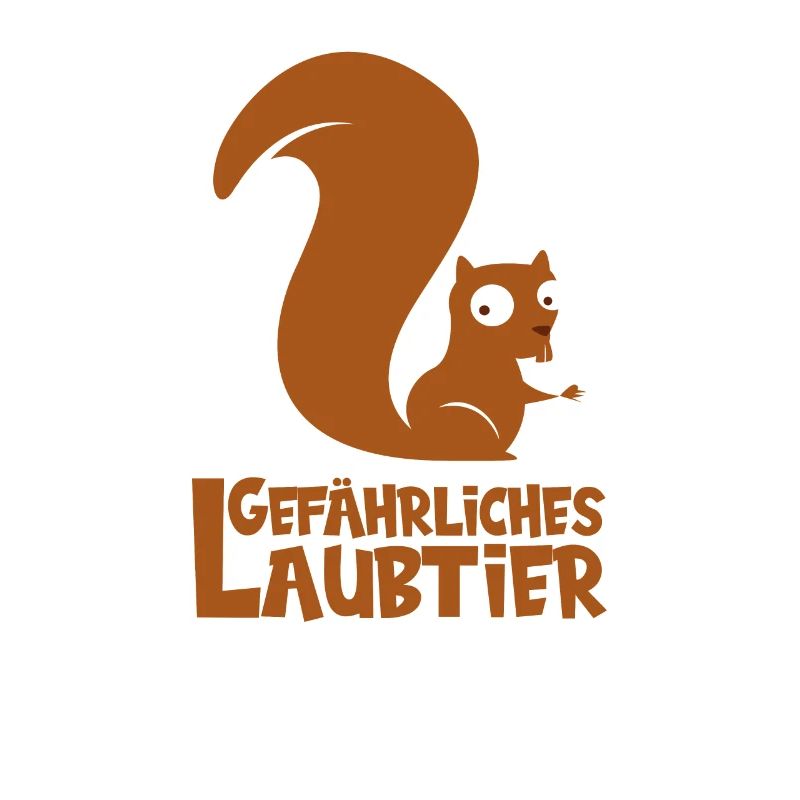 Gefährliches Laubtier Eichhörnchen