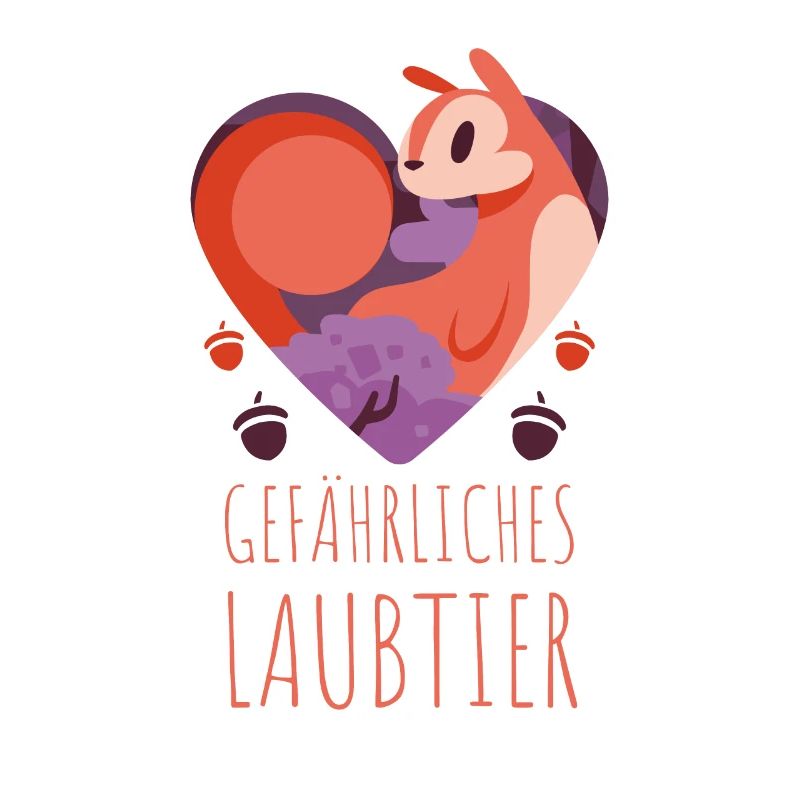 Gefährliches Laubtier Eichhörnchen