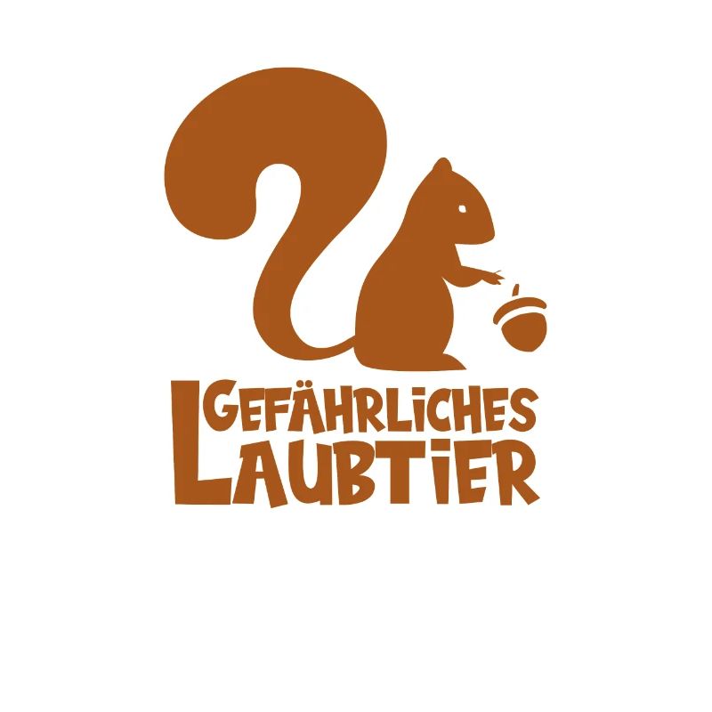 Gefährliches Laubtier Eichhörnchen
