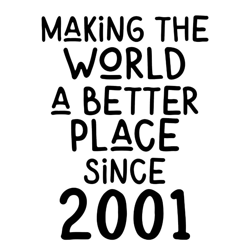 Making the World a better place since 2001