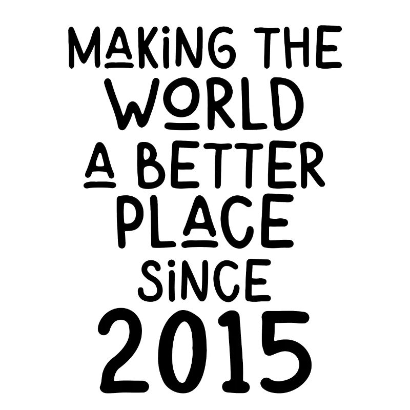 Making the World a better place since 2015