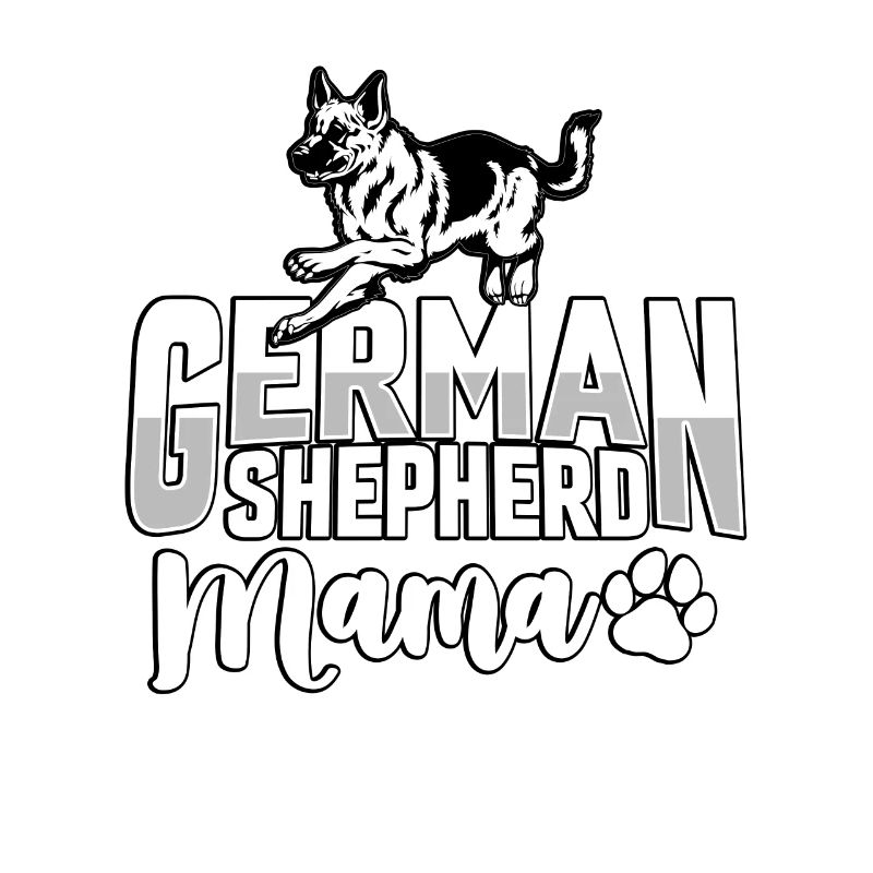 German Shepherd Mama