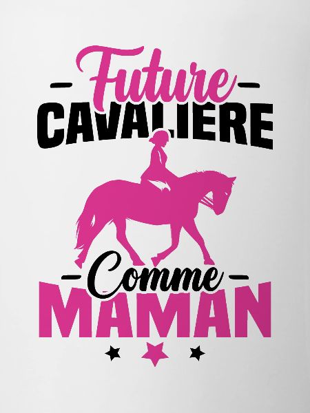 Future cavalière comme maman