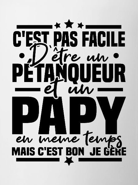 Pétanqueur et Papy