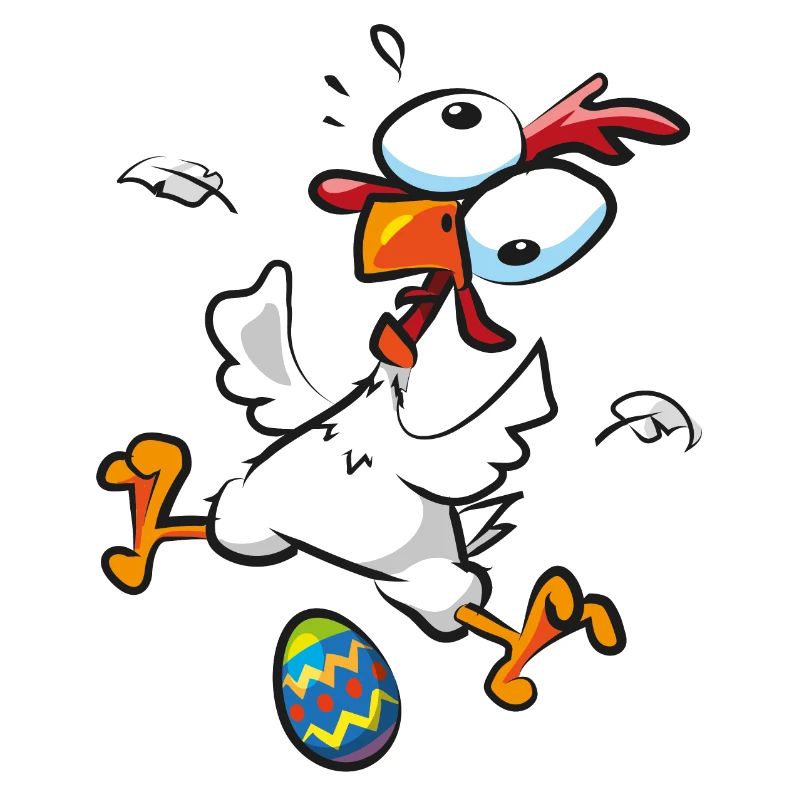 Easter Crazy Chicken Easter Egg Chickens