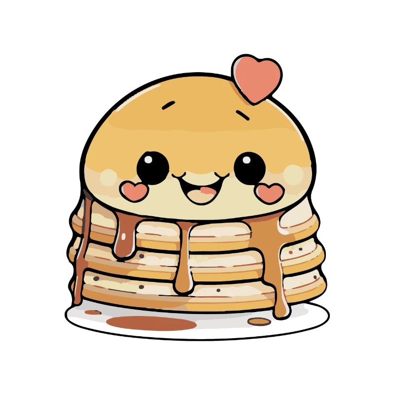 Bande dessinée de crêpes