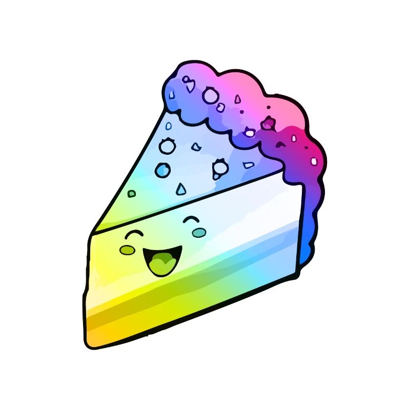 Cheesecake Cake Colorful