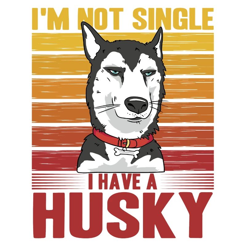 Je ne suis pas célibataire J’ai un Husky