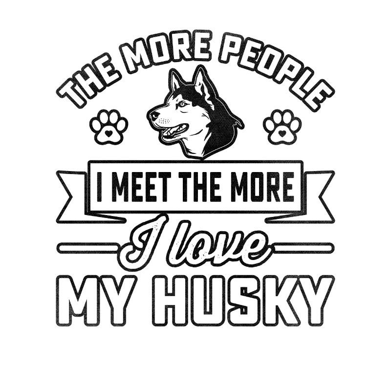 Plus je rencontre de gens, plus j’aime mon husky