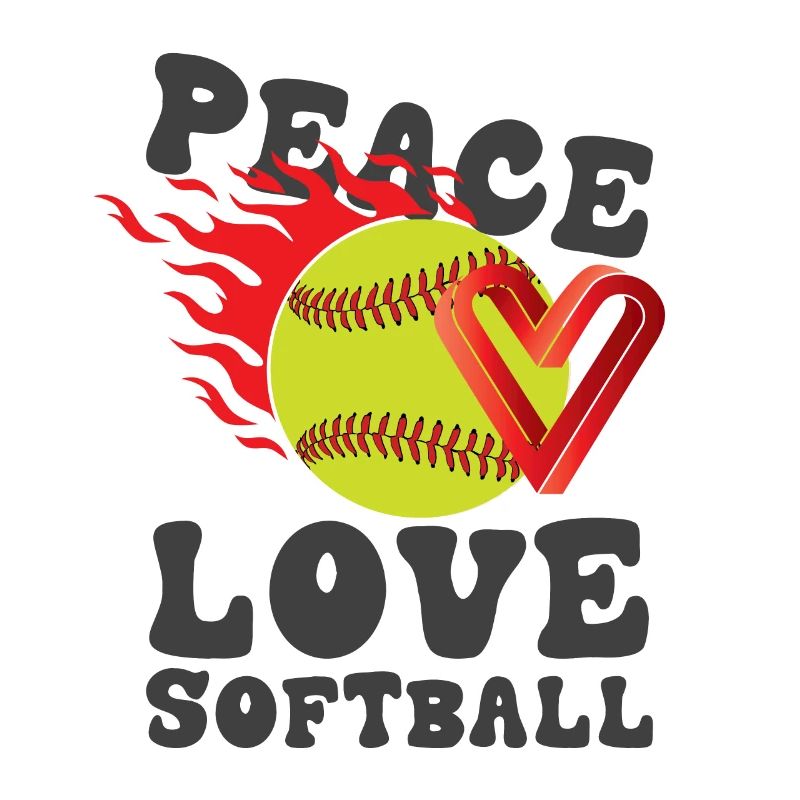 Les filles de la paix aiment le softball