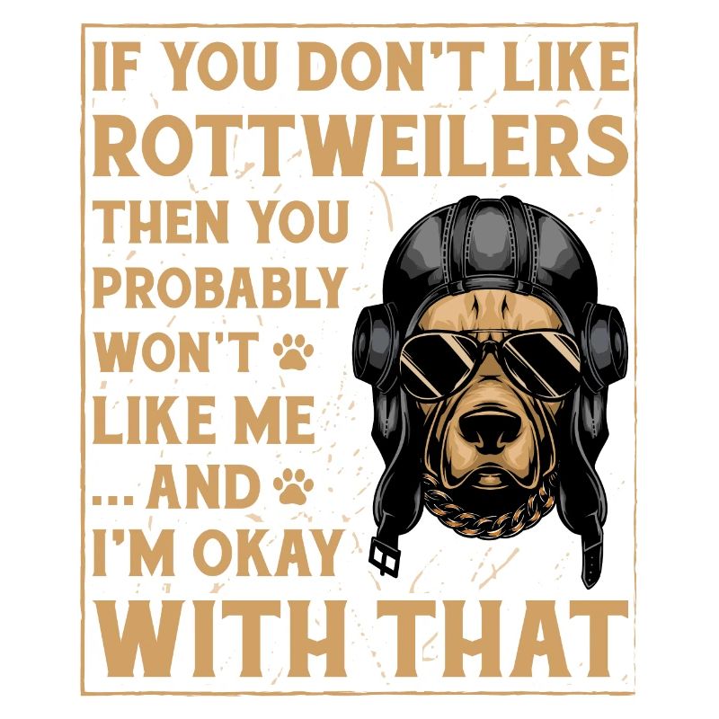 Rottweiler drôle de dicton