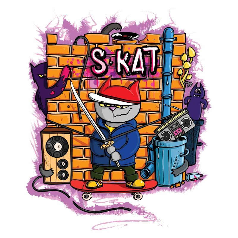 Skate Katze