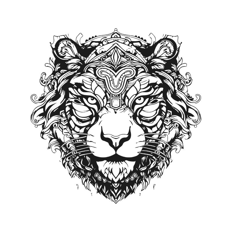 Tigre Mandala Boho