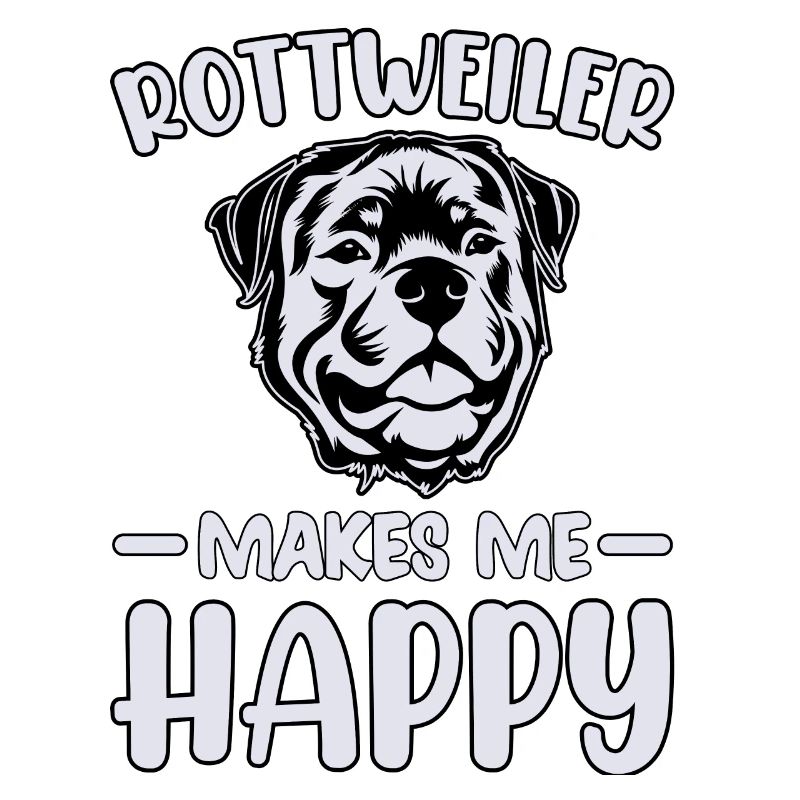 Rottweiler me rend heureux