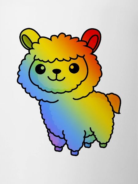 Alpaca Comic Animal