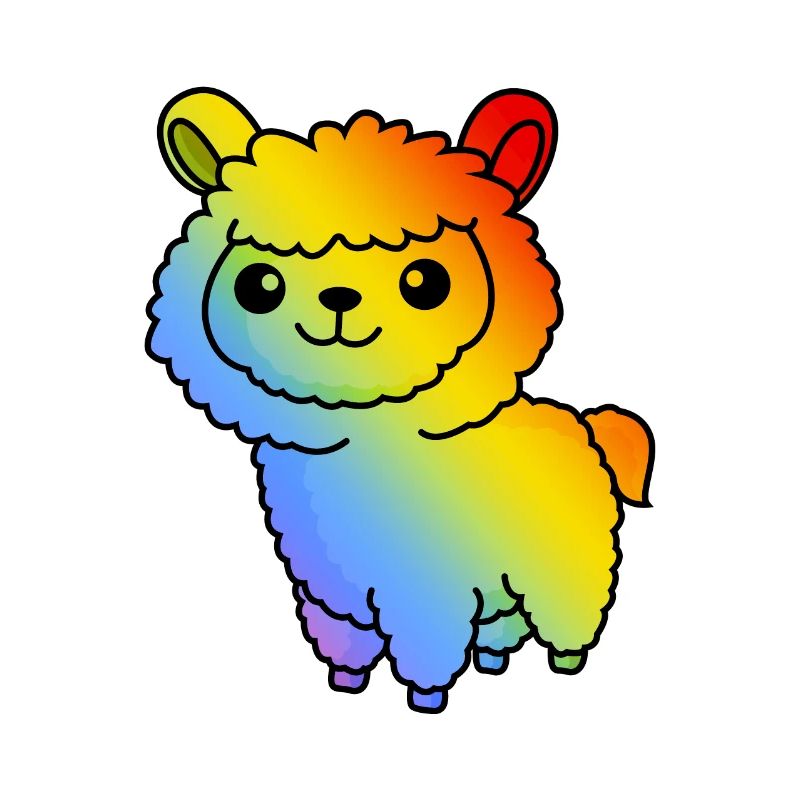 Alpaga Comic Animal