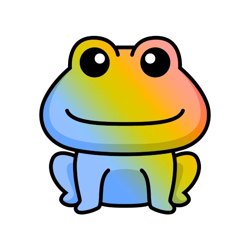 Frosch Comic Tier