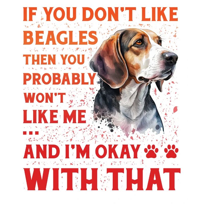 Beagle drôle de chien disant
