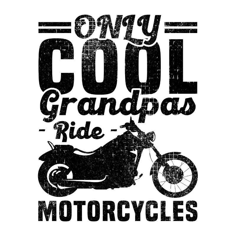Only cool grandpa's ride motorcycle