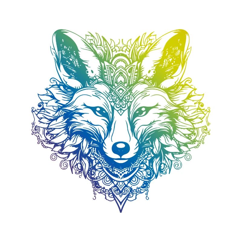 Fox Mandala Boho