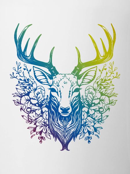 Cerf Mandala Boho