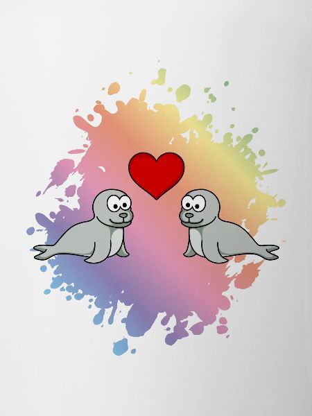 Robbe Tier Paar Liebe