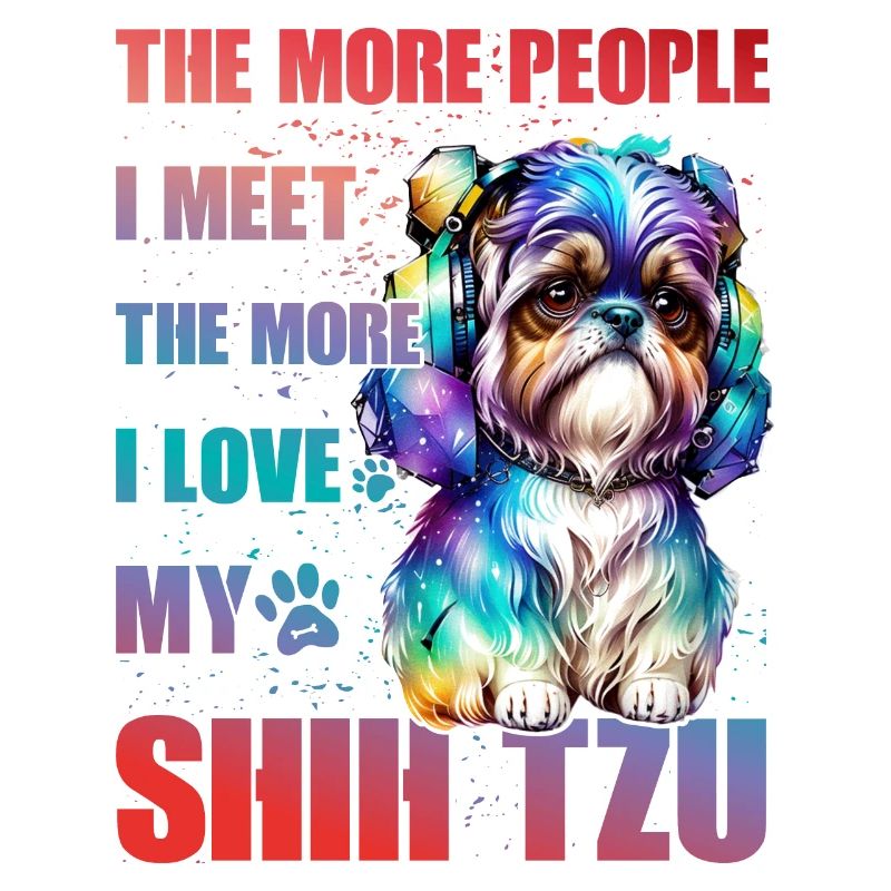 Plus je rencontre de gens, plus j’aime mon Shih Tzu