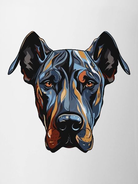 Great Dane Dog Portrait