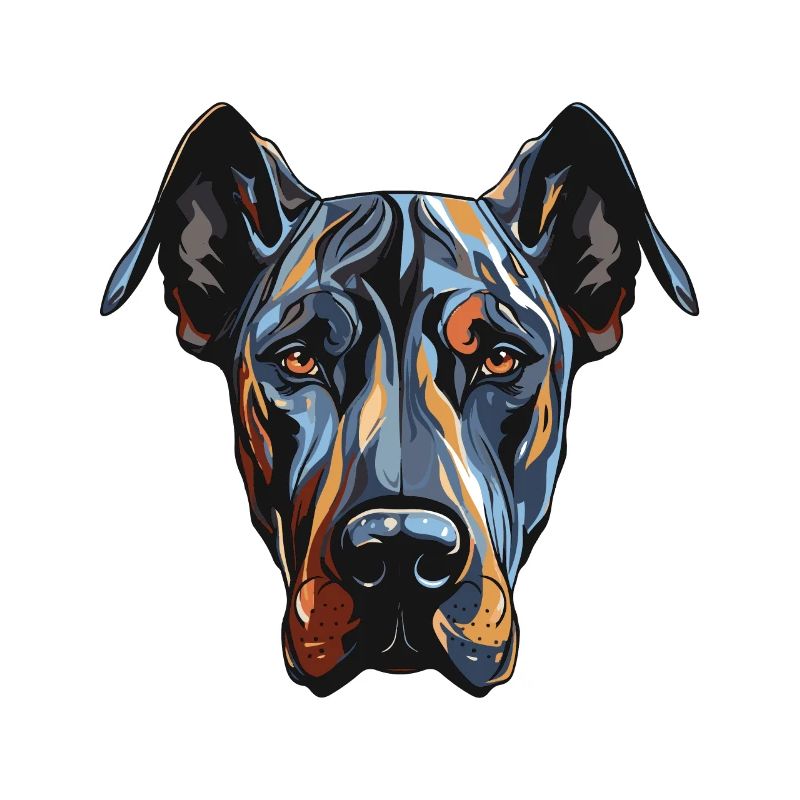 Great Dane Hund Portrait
