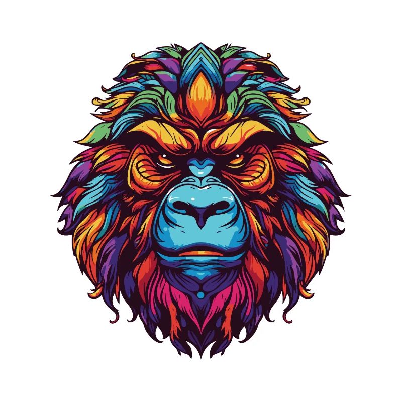 Portrait de gorille