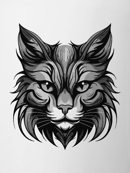 Cat Portrait Head Animal