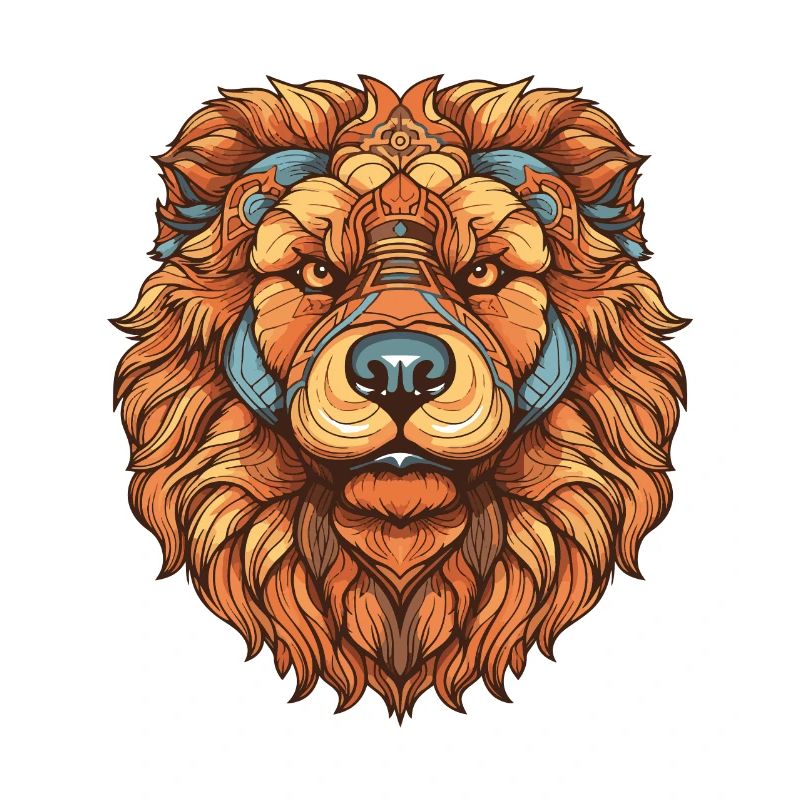 Portrait de chien Chow Chow