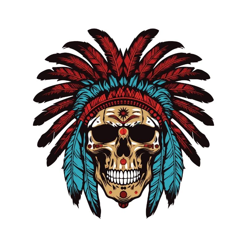 Chef indien Apache Skull