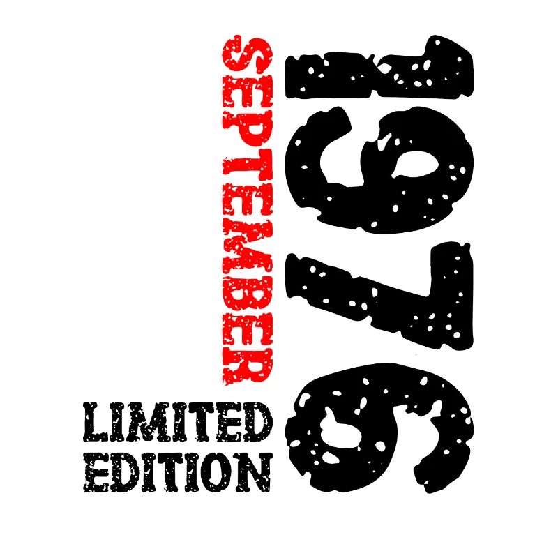 1976 September Limited Edition 47. Geburtstag Deko
