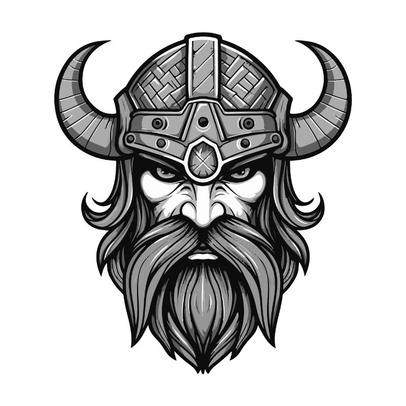Viking Warrior Valhalla Head