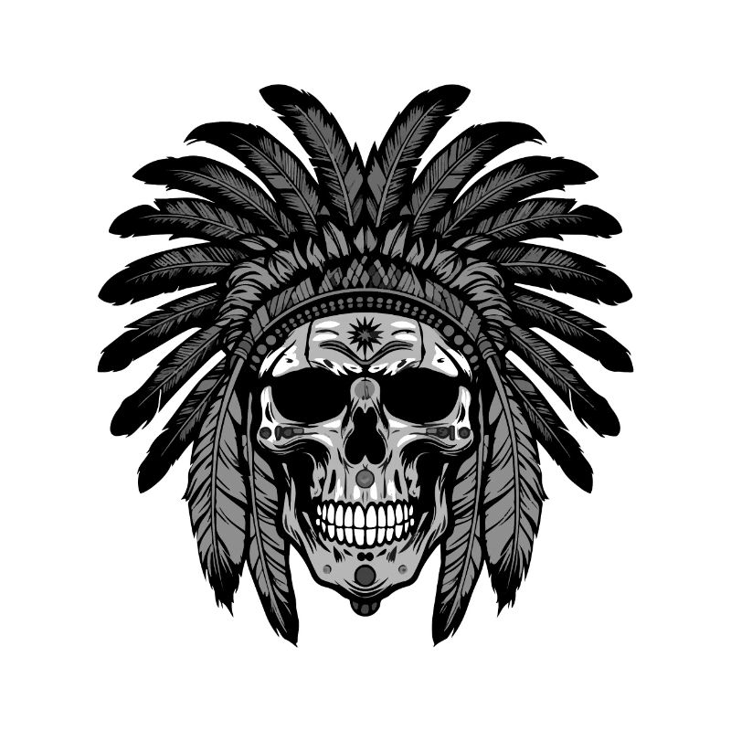 Chef indien Apache Skull