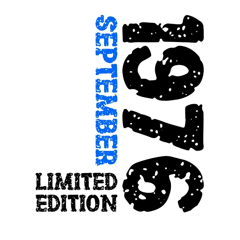 1976 September Limited Edition 47. Geburtstag Deko