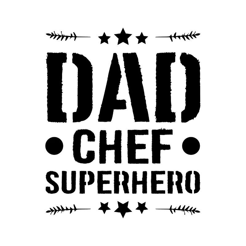 Dad Chef Superheld Papa