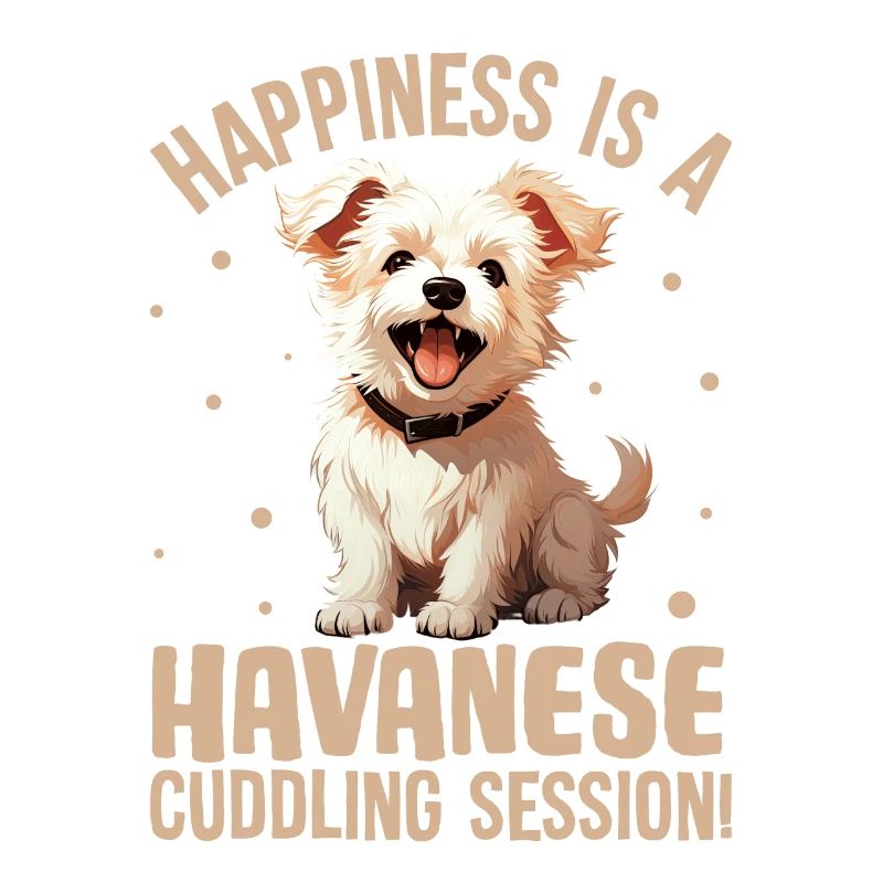 Happiness is a Havanese cuddling Session