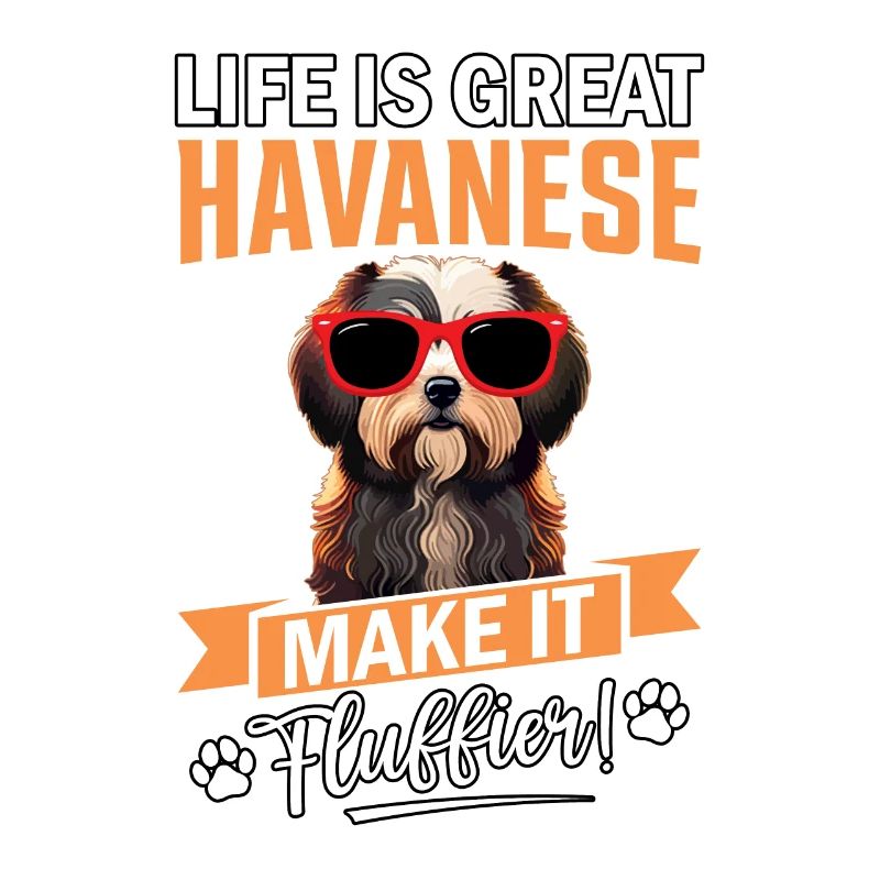 Life is great Havanese make it fluffier