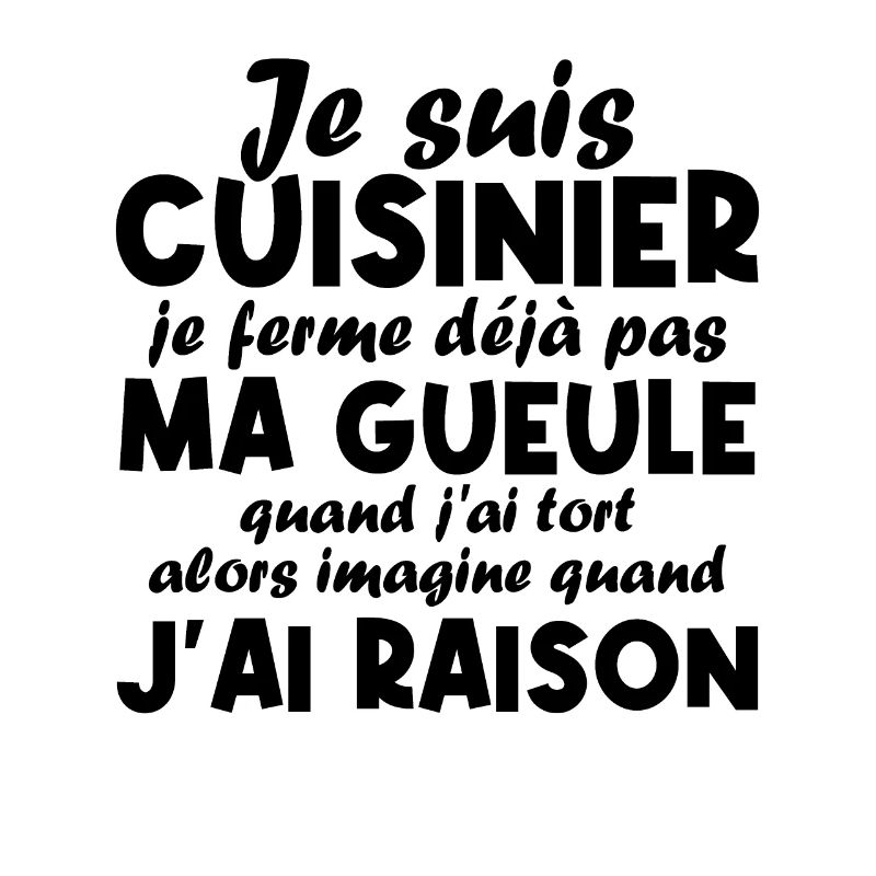 Je suis Cuisinier