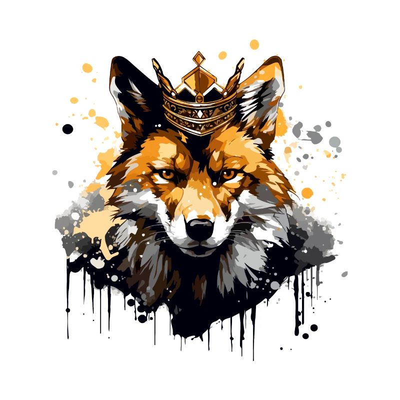 Fox Crown King Animal
