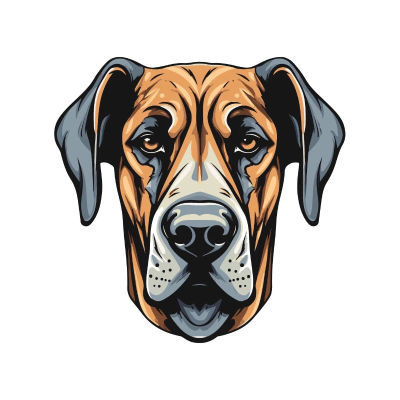 Great Dane Hund Kopf