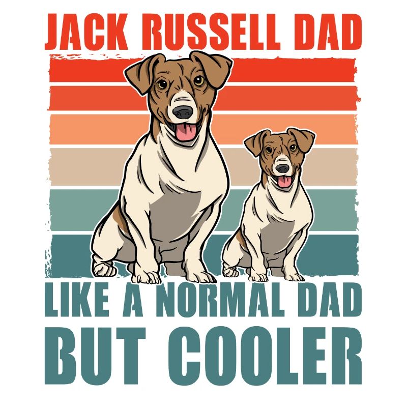 Papa Jack Russell comme un papa normal mais plus cool
