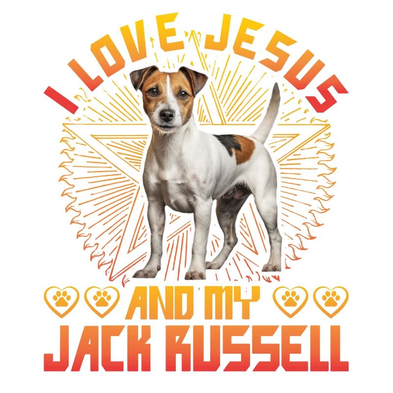 J’aime Jésus et mon Jack Russell