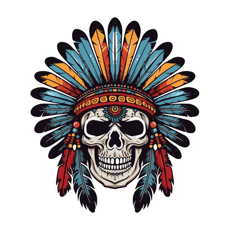 Apache Indian Skull