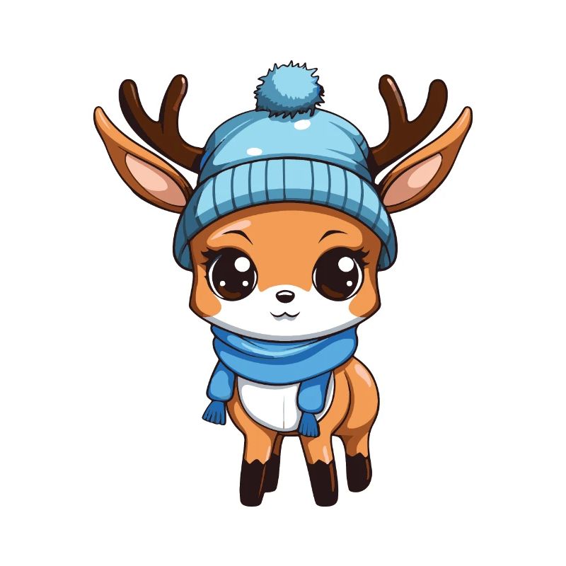 Deer Winter Comic